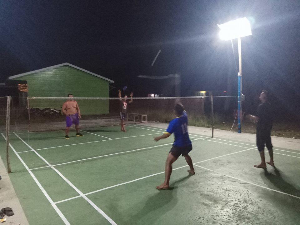 Lapangan Badminton Dusun II Desa Sialang Pasung Berjalan Dengan Baik