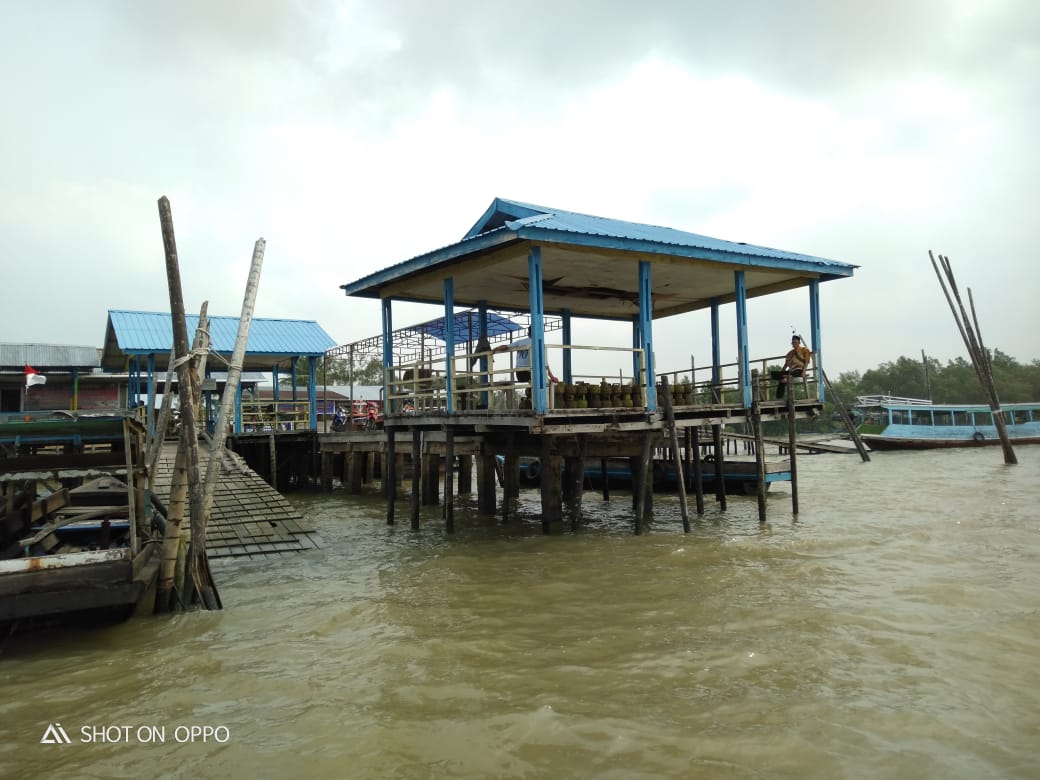 Kepala Desa dan Masyarakat Desa Sialang Pasung Harapkan Renovasi Pelabuhan (Jembatan)