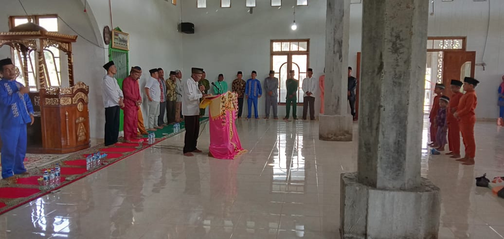 Peringatan Maulid Nabi Muhammad SAW Masjid Al-Muttaqin di Desa Sialang Pasung Laut