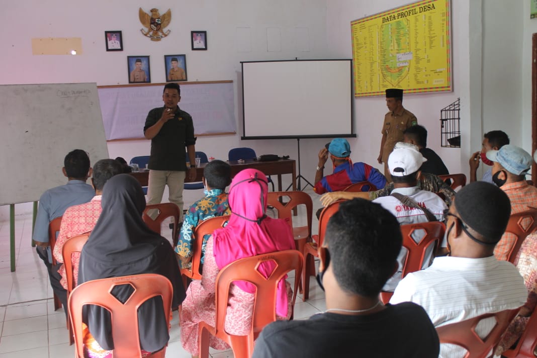 Sosialisasi Bantuan Stimulan Perumahan Swadaya (BSPS) Desa Sialang Pasung tahun Anggaran 2020