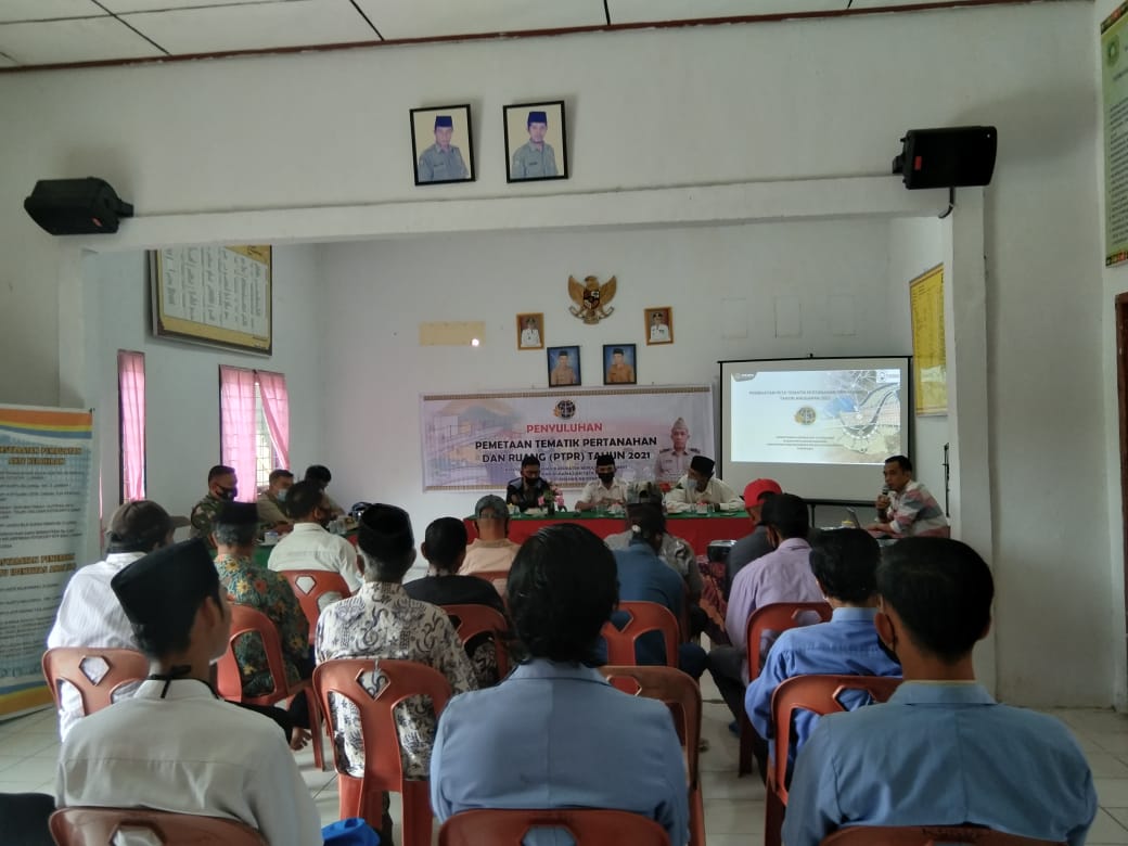 Penyuluhan Pemetaan Tematik Pertanahan dan Ruang Tahun 2021